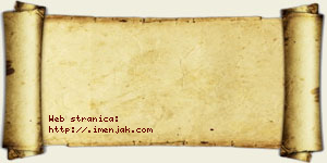 Jana Piper vizit kartica